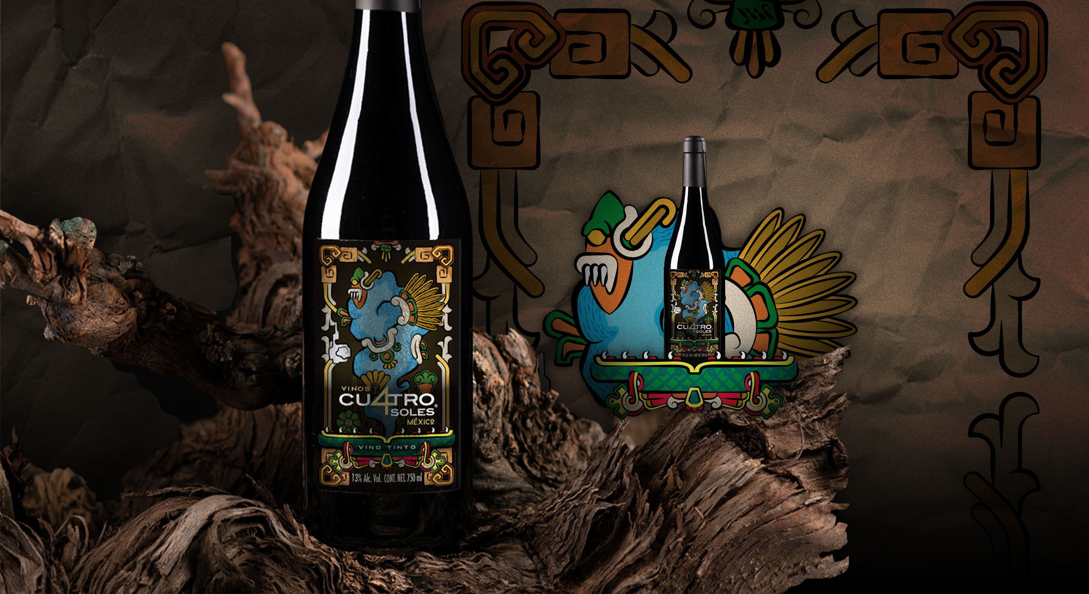 Arte conceptual vino cuatro soles