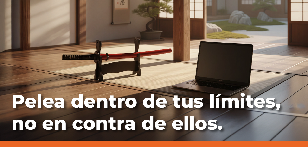 Pelea dentro de tus límites, no en contra de ellos.