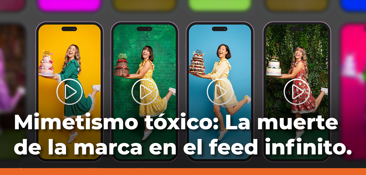Mimetismo tóxico: La muerte de la marca en el feed infinito.