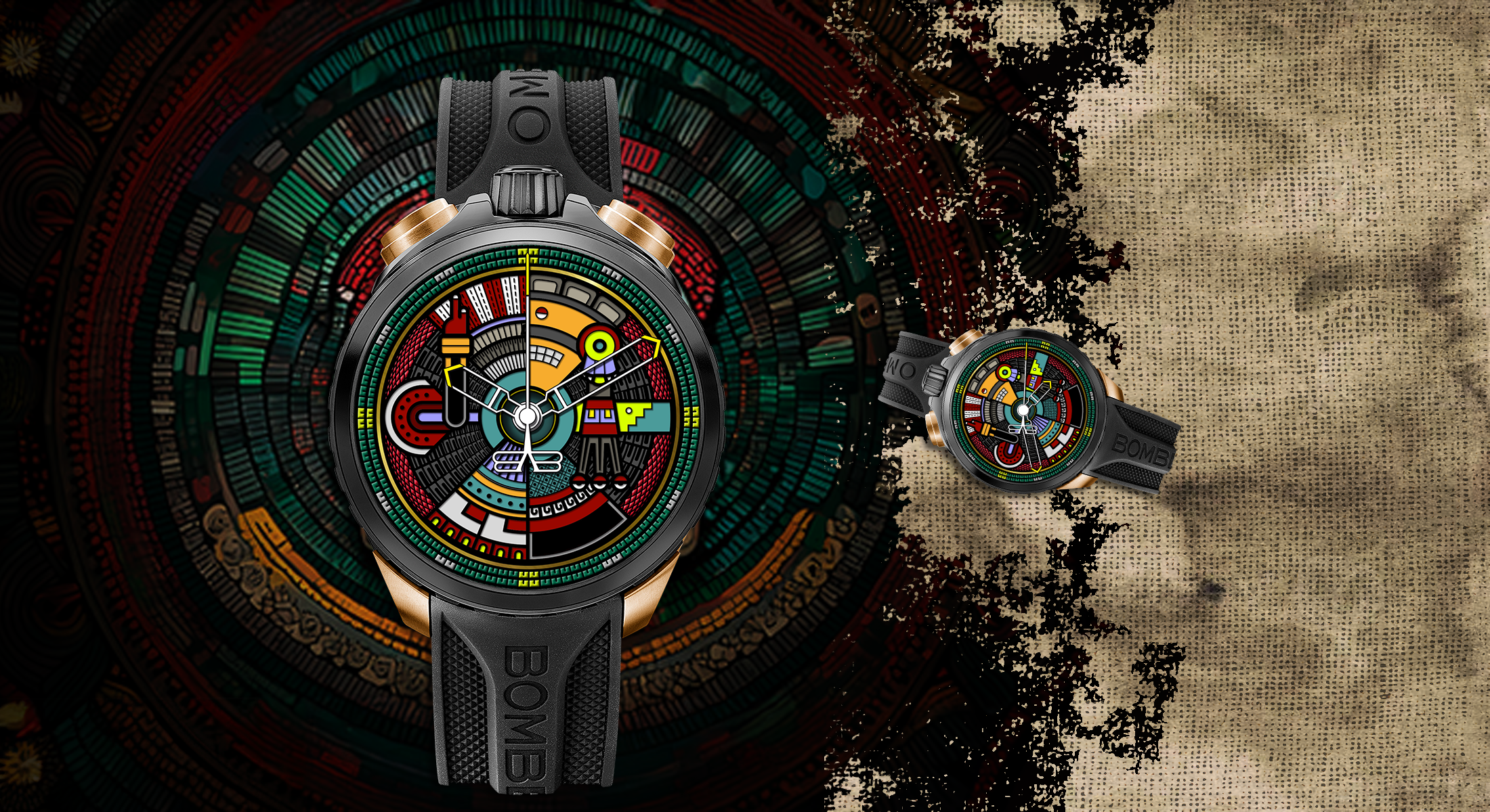Arte conceptual Bomberg Mod: Tezcatlipoca
