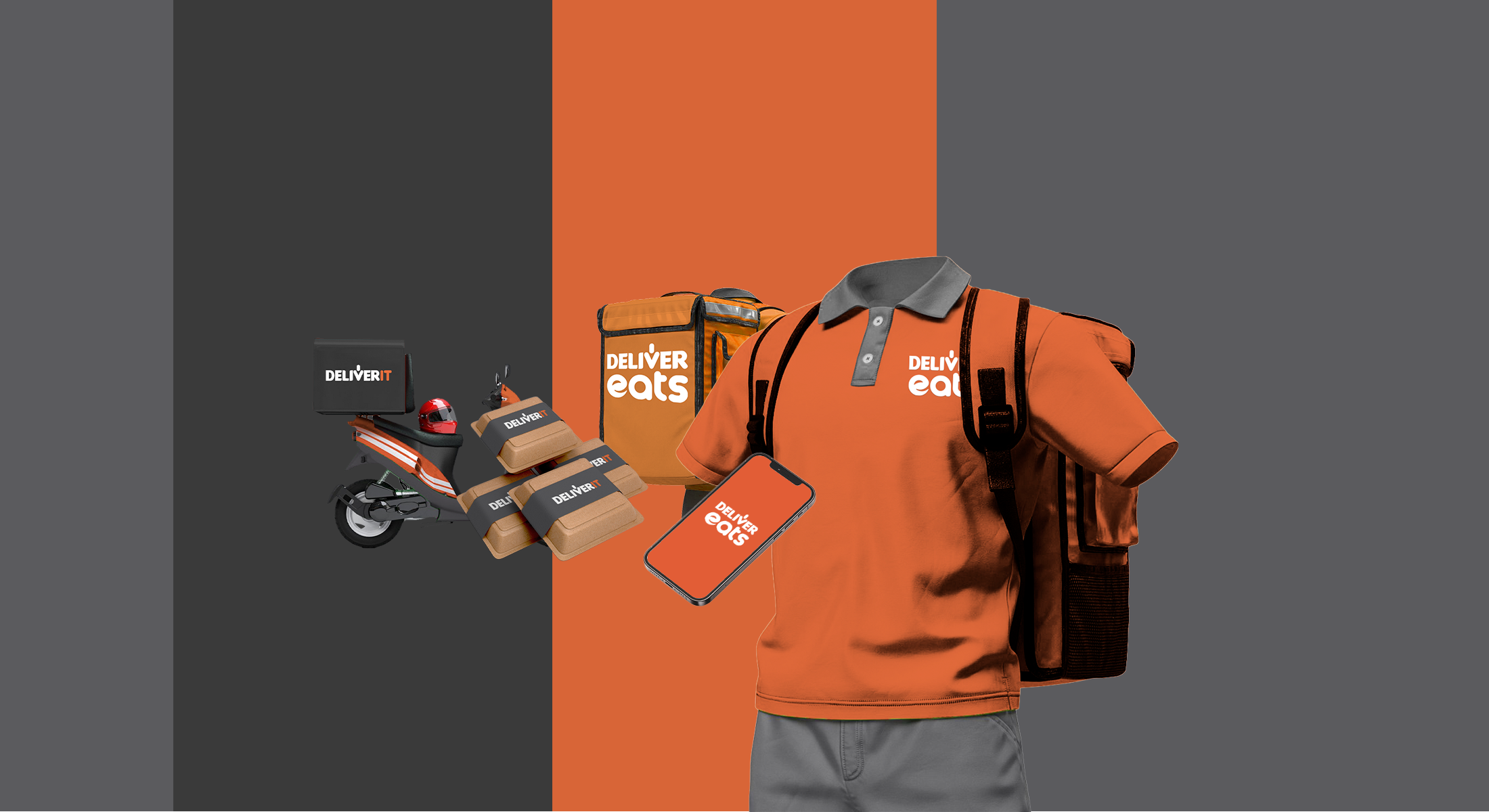 Sistema de identidad visual de Deliver Eats